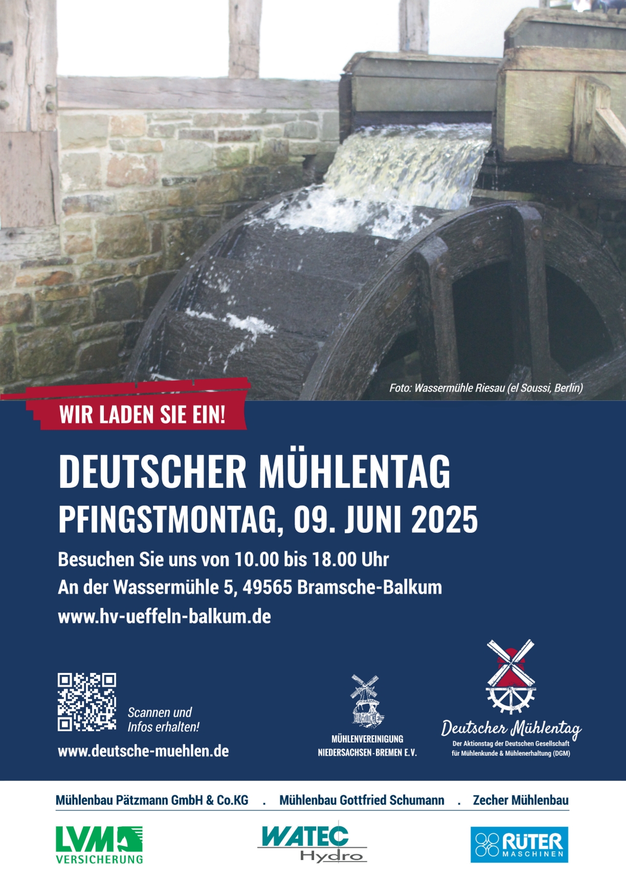 Plakat Mühlentag 2025
