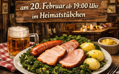 Ankündigung: Grünkohlessen im Februar